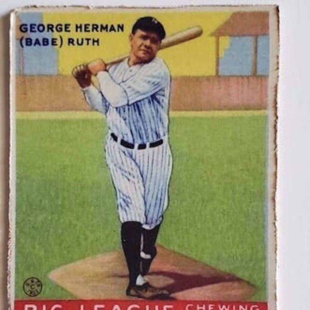 Babe Ruth 1933 Goudey #144 custom Baseball card